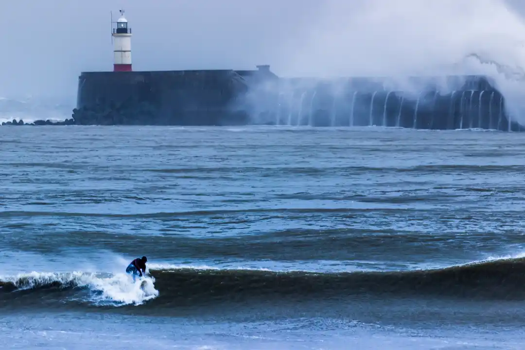 Surfing Newhaven